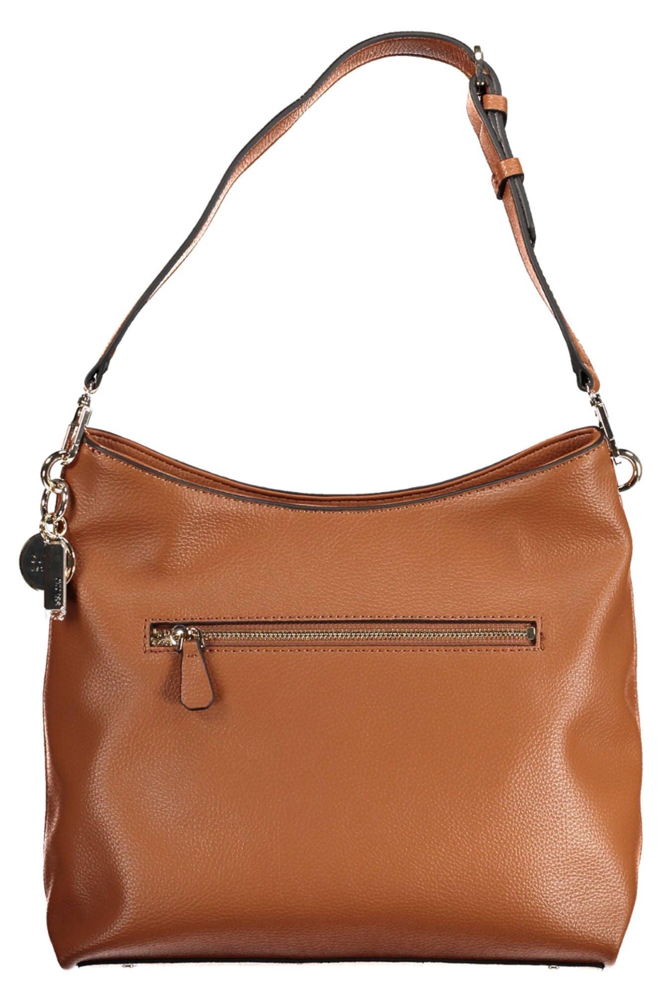 Guess Jeans Brown Polyethylene Women Handbag - Arichezz.store