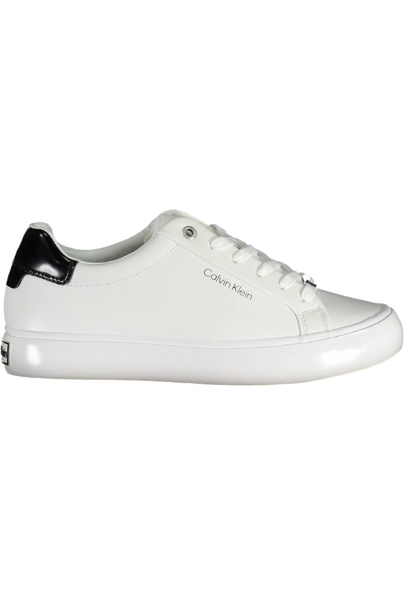 Calvin Klein White Leather Women’s Sneakers - Arichezz.store