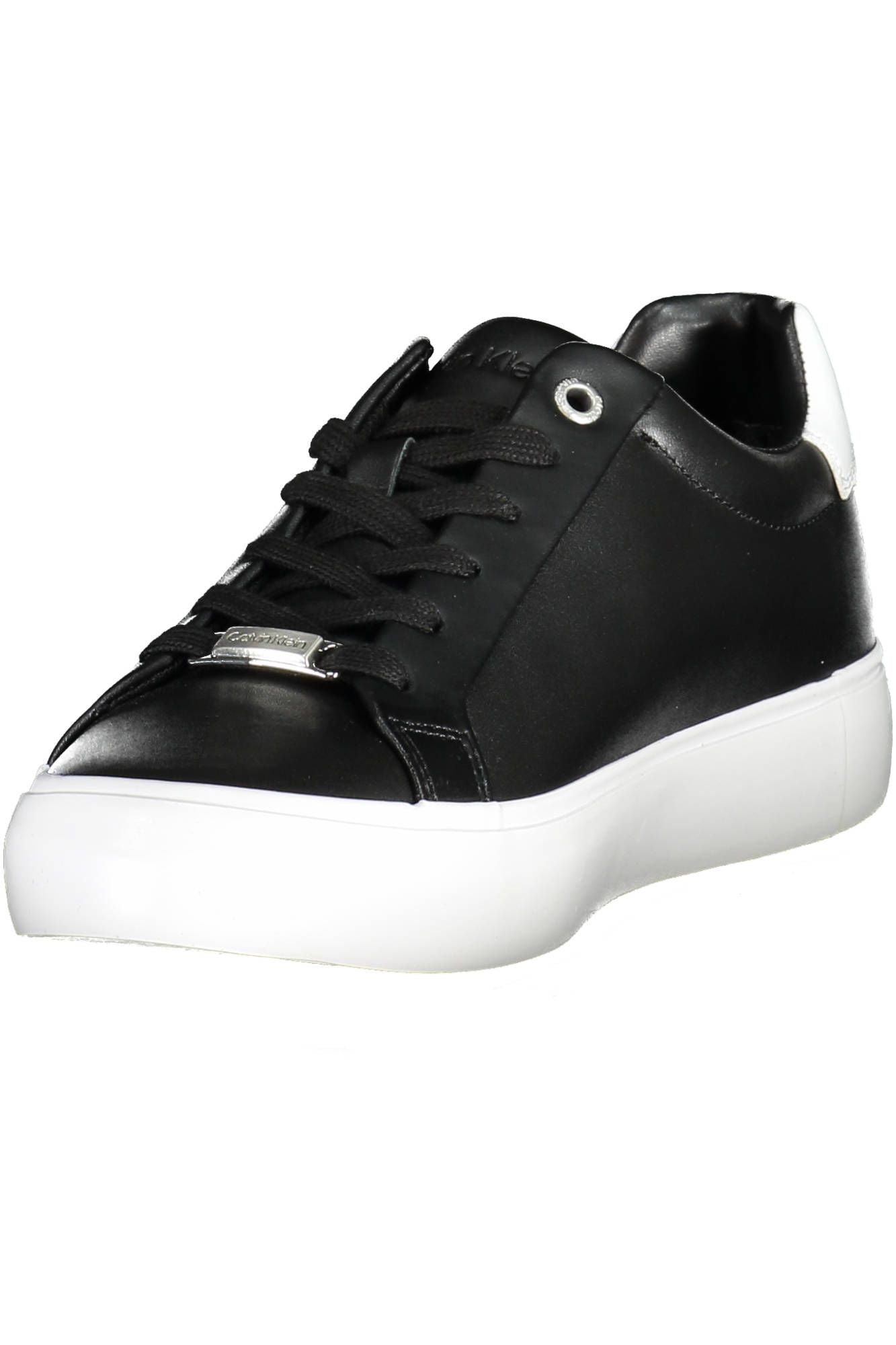 Calvin Klein Black Leather Women Sneaker - Arichezz.store