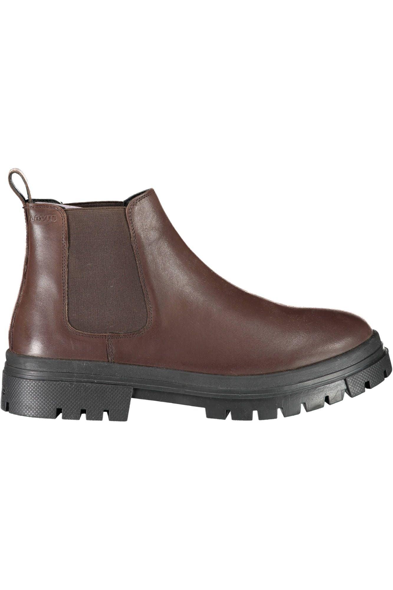 Levi's Brown Leather Men Boot - Arichezz.store