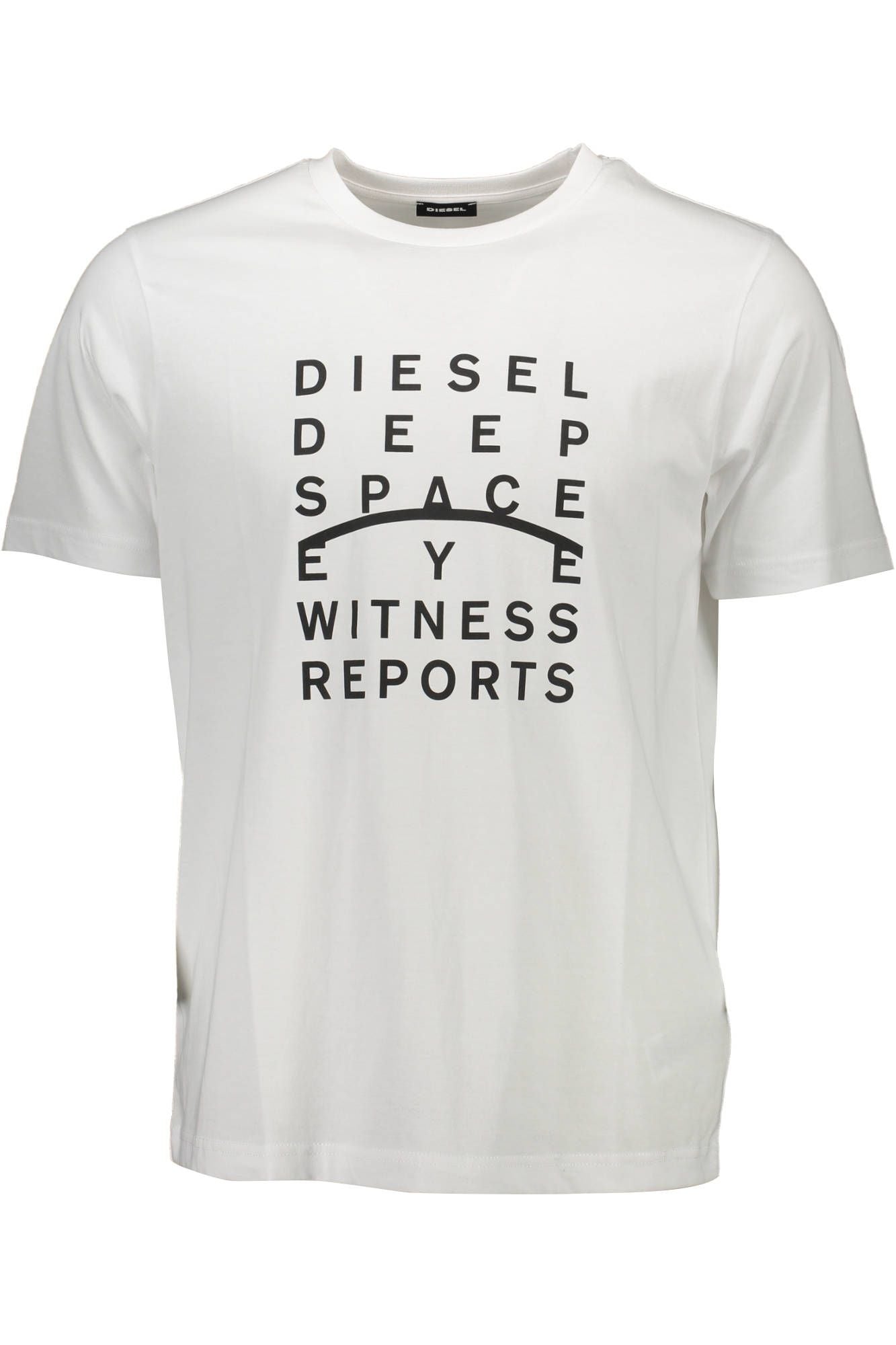 Diesel White Cotton Men T-Shirt - Arichezz.store