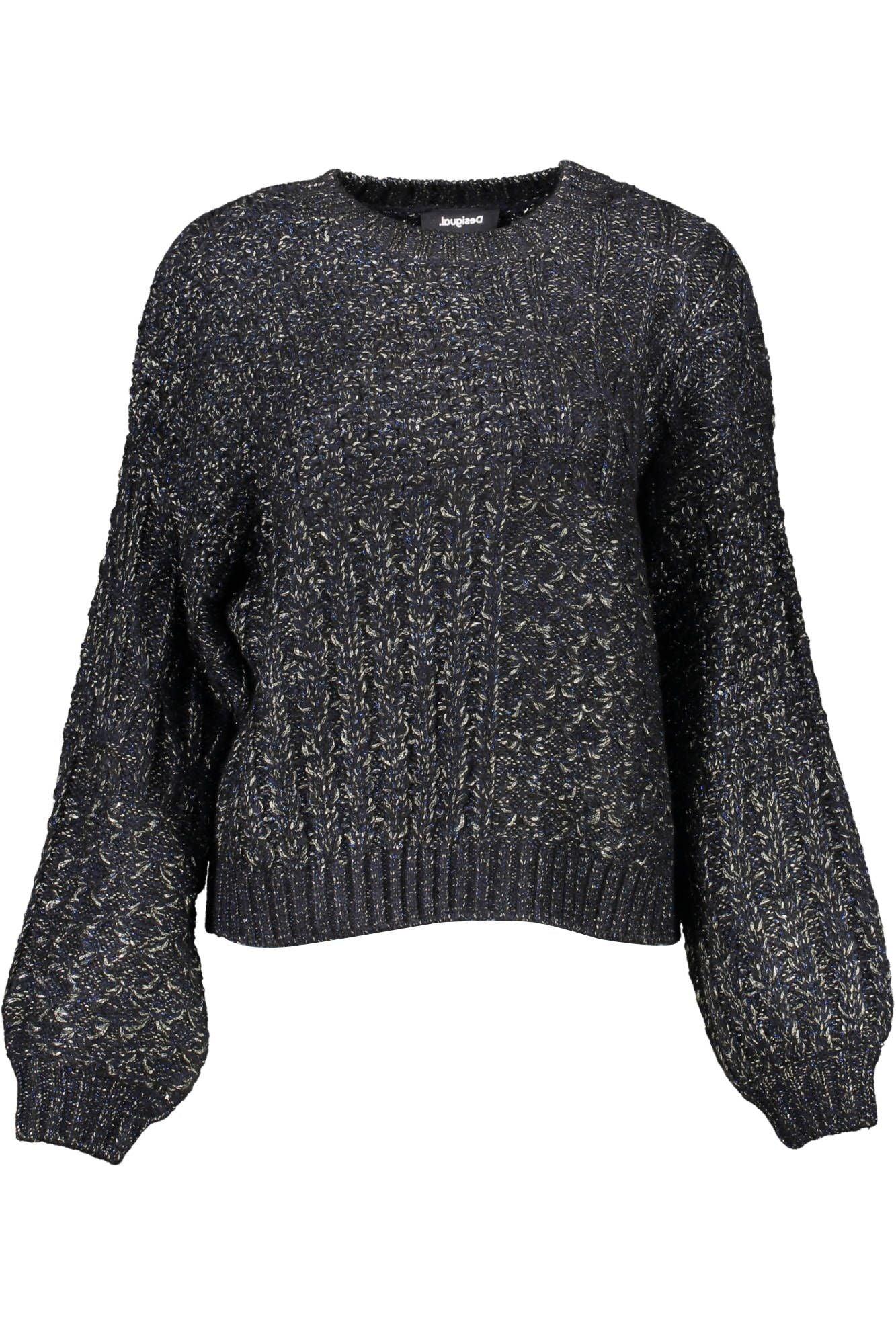 Desigual Black Acrylic Women Sweater - Arichezz.store