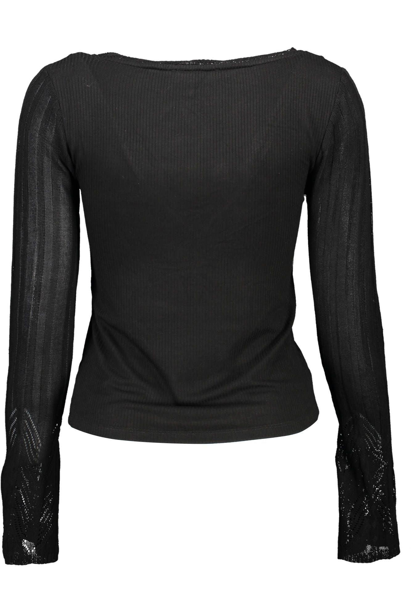 Desigual Black Viscose Women Sweater - Arichezz.store