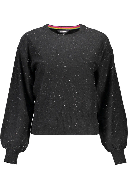 Desigual Black Polyester Women Sweater - Arichezz.store