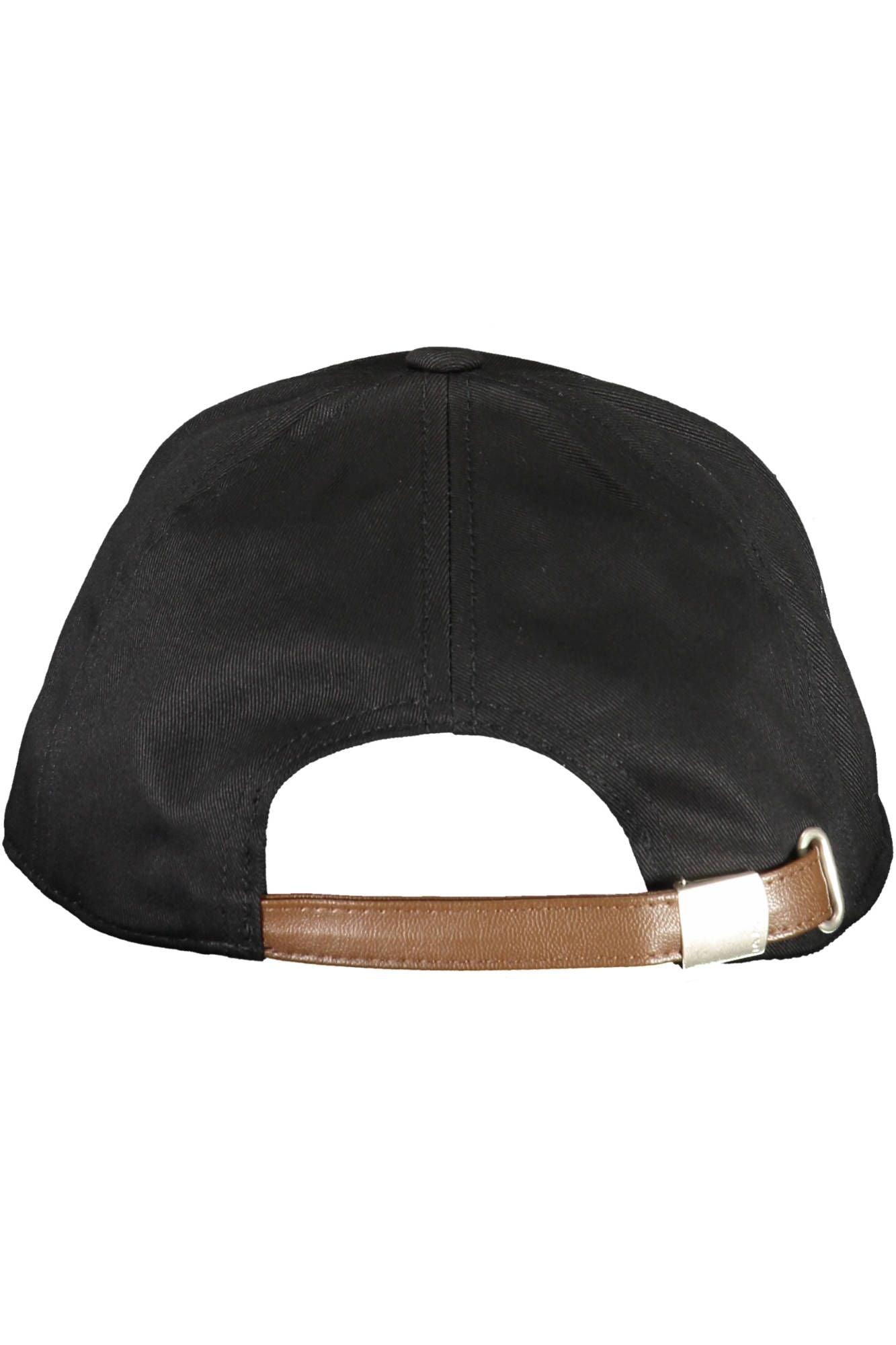 La Martina Black Cotton Men Cap - Arichezz.store