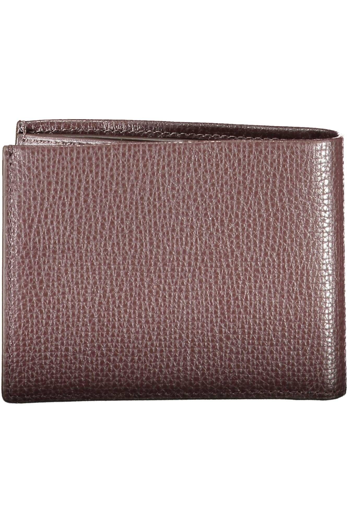 Calvin Klein Brown Leather Wallet for Men - Arichezz.store