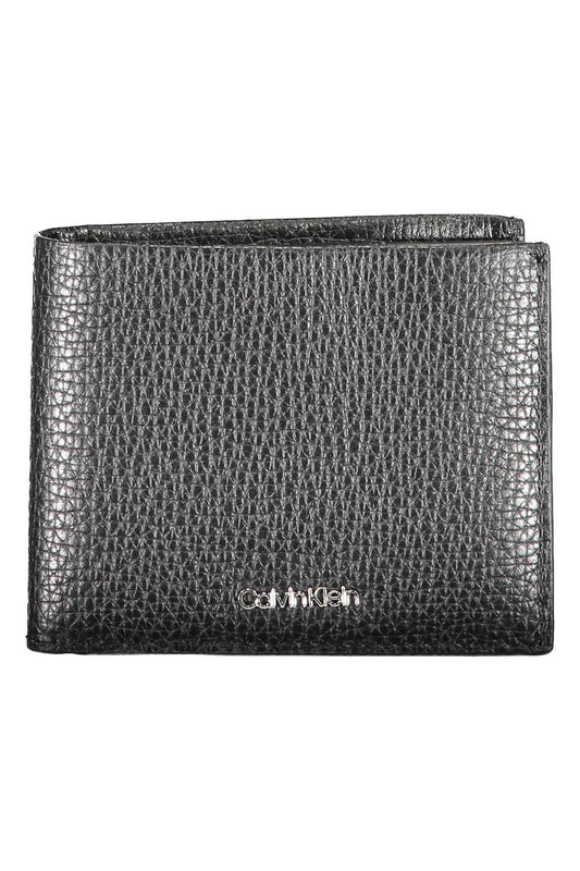 Calvin Klein Black Leather Men Wallet - Arichezz.store