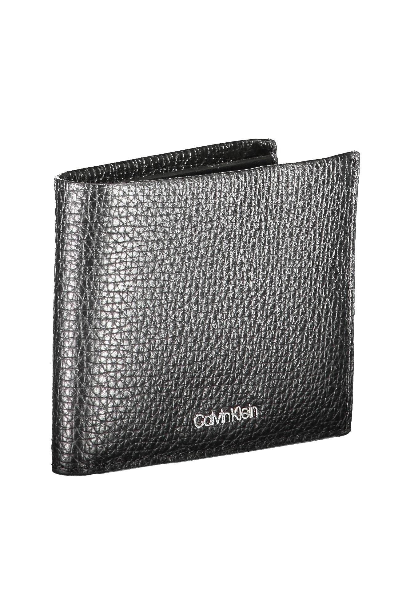 Calvin Klein Black Leather Men Wallet - Arichezz.store