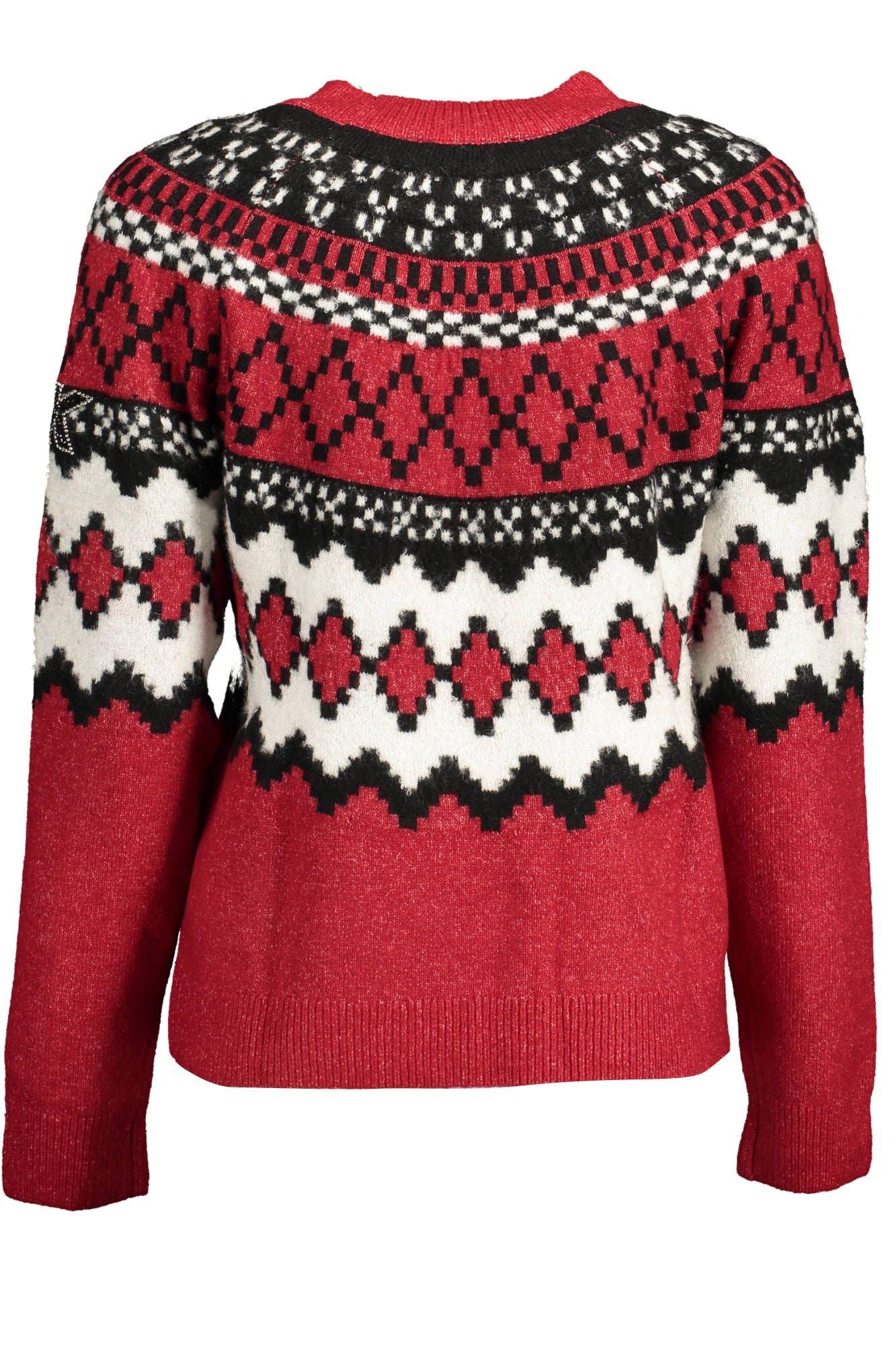 Desigual Red Polyester Women Sweater - Arichezz.store