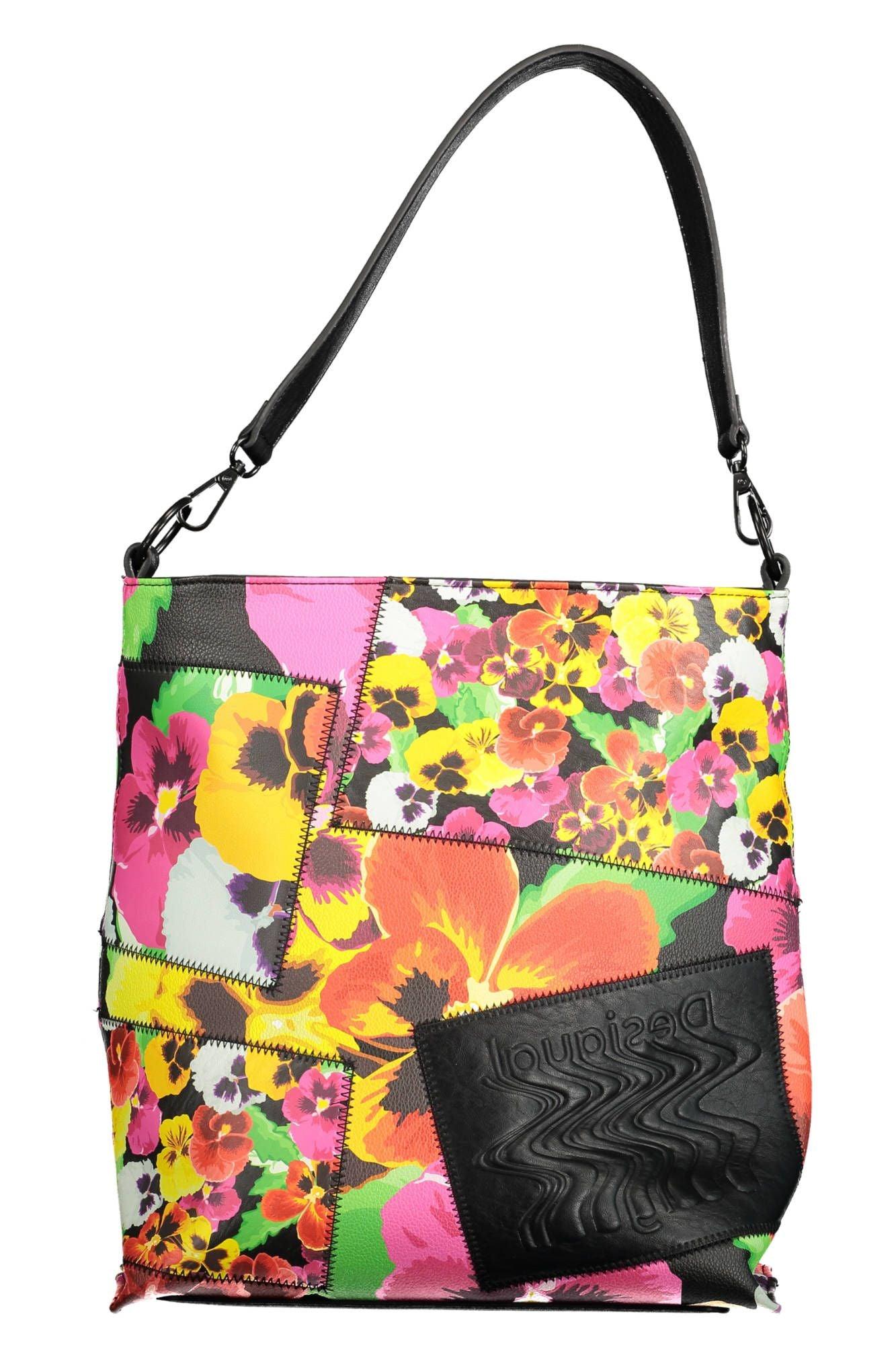 Desigual Black Polyethylene Women Handbag - Arichezz.store