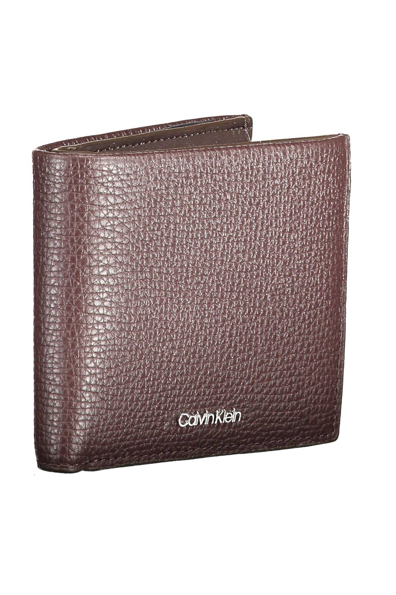 Calvin Klein Men's Brown Leather Wallet - Arichezz.store