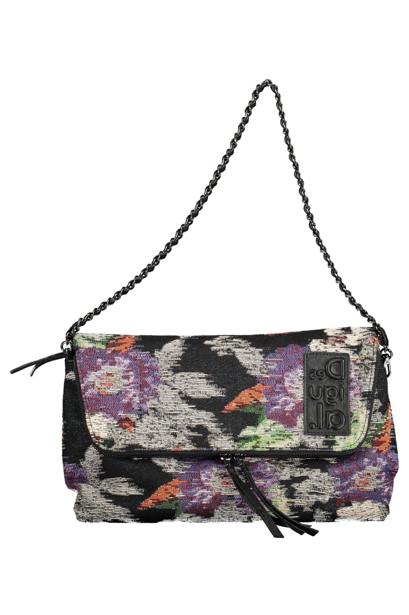 Desigual Black Polyester Women Handbag - Arichezz.store