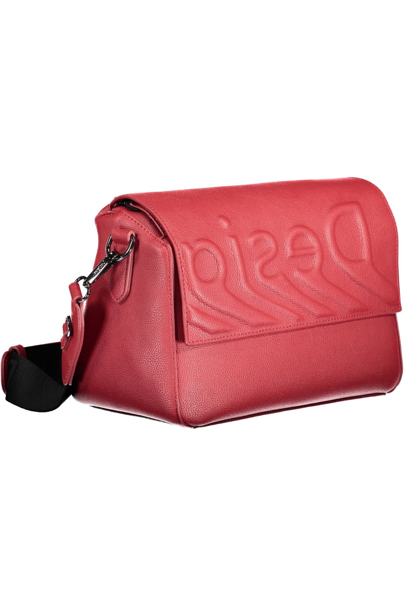 Desigual Red Polyethylene Women Handbag - Arichezz.store