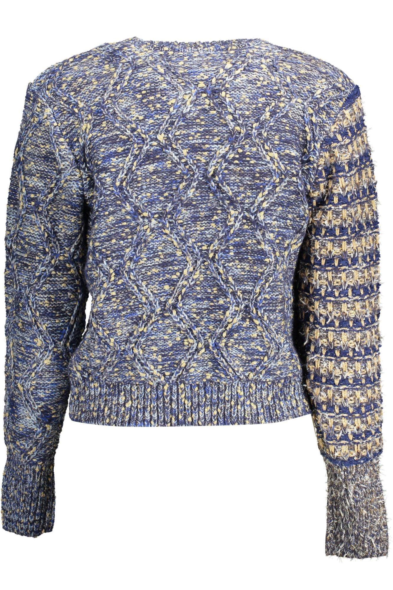 Desigual Blue Polyamide Women Sweater - Arichezz.store