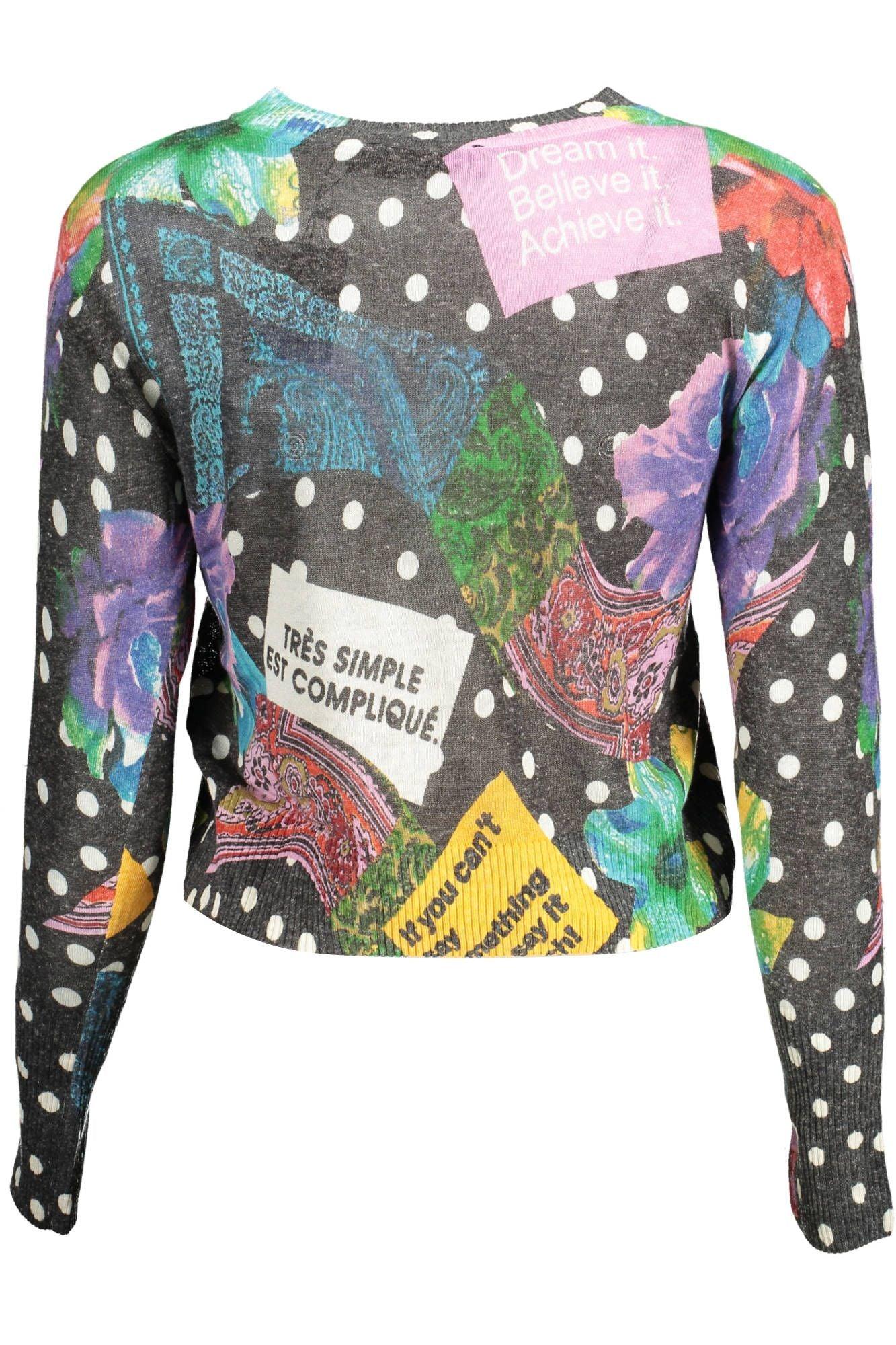 Desigual Black Acrylic Women Sweater - Arichezz.store