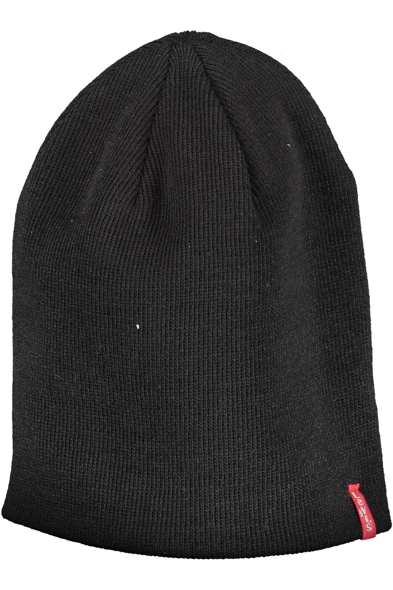 Levi's Black Acrylic Men Cap - Arichezz.store