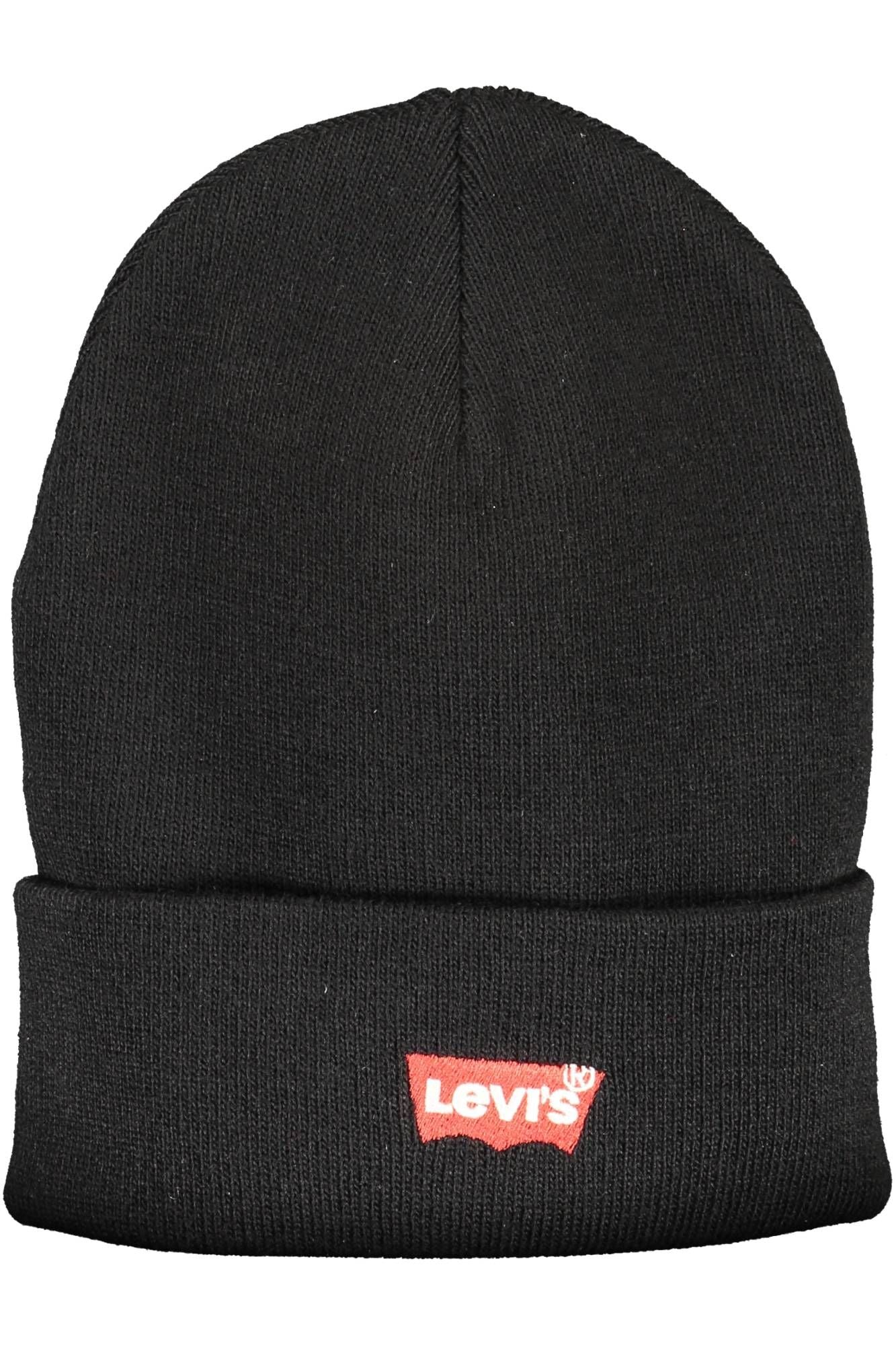 Levi's Black Acrylic Men Cap - Arichezz.store