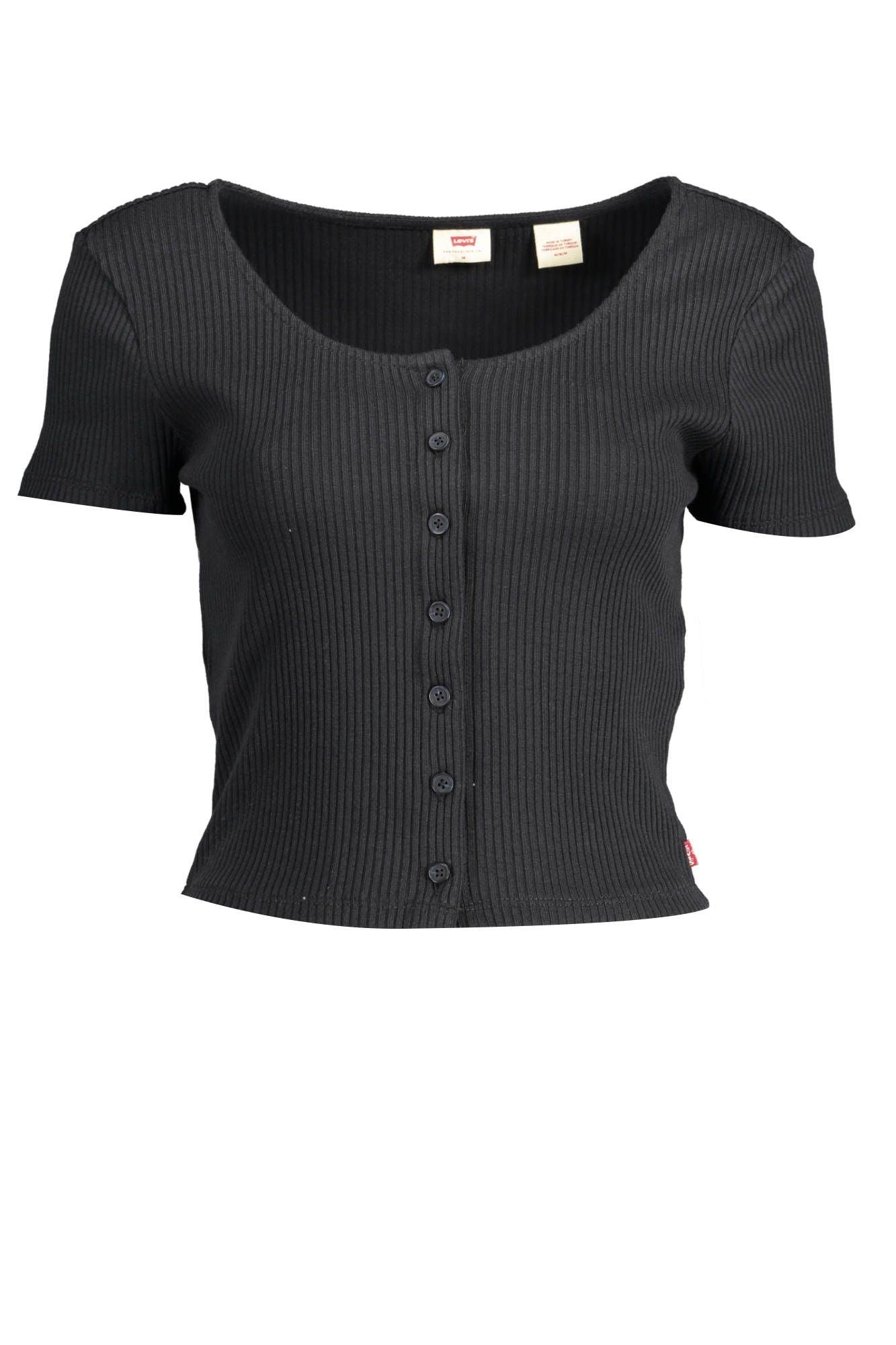 Levi's Black Cotton Women Top - Arichezz.store