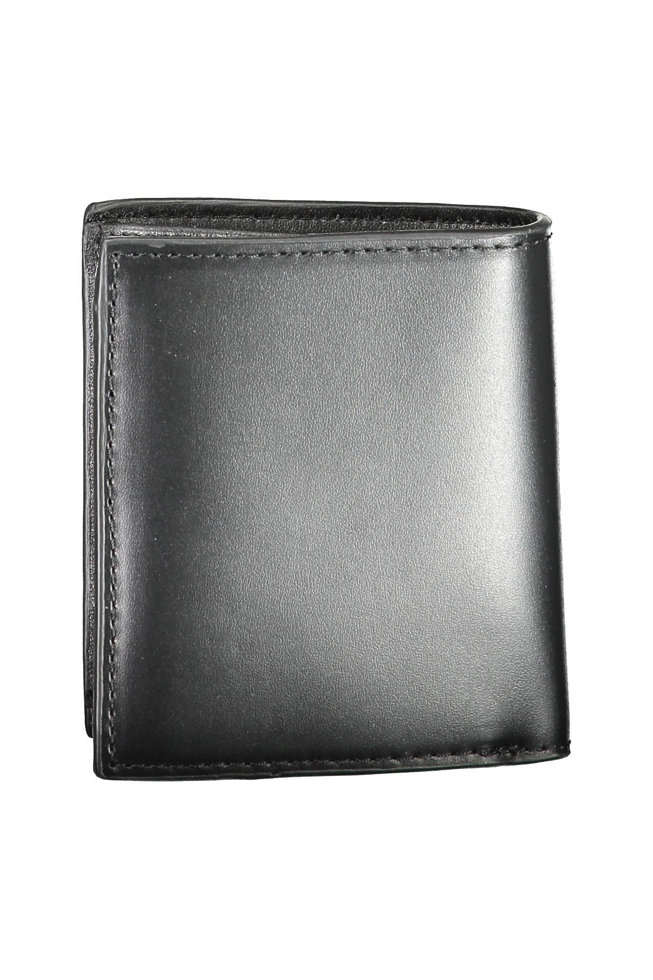 Tommy Hilfiger Black Leather Men Wallet - Arichezz.store