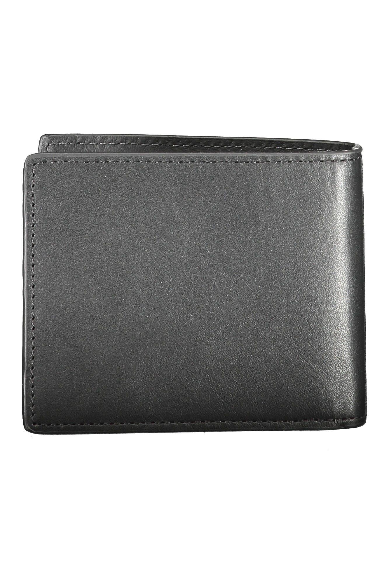 Tommy Hilfiger Black Leather Men Wallet - Arichezz.store