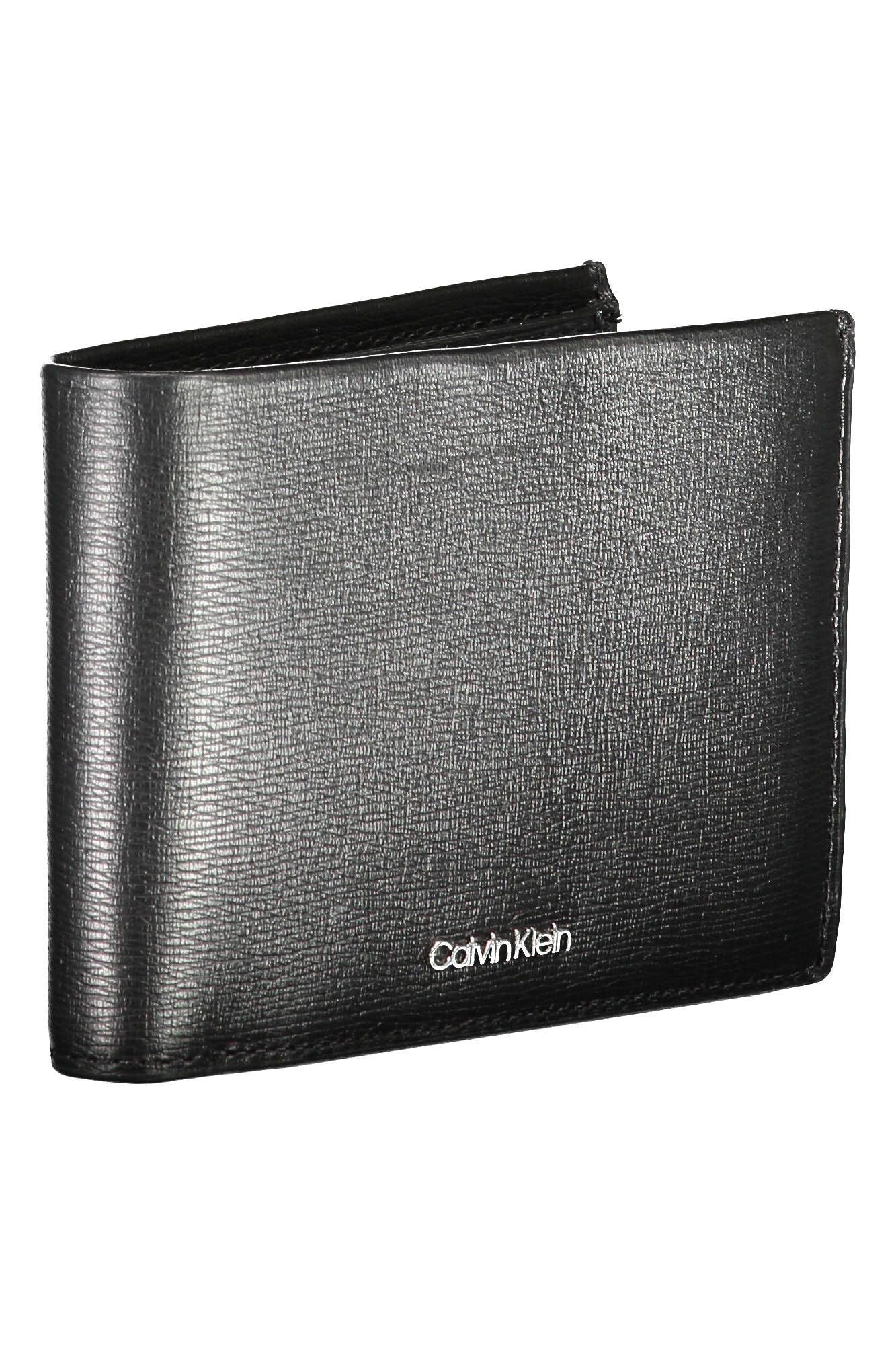 Calvin Klein Black Leather Men Wallet - Arichezz.store