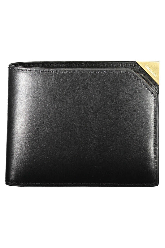 Calvin Klein Black Leather Mens Wallet - Arichezz.store