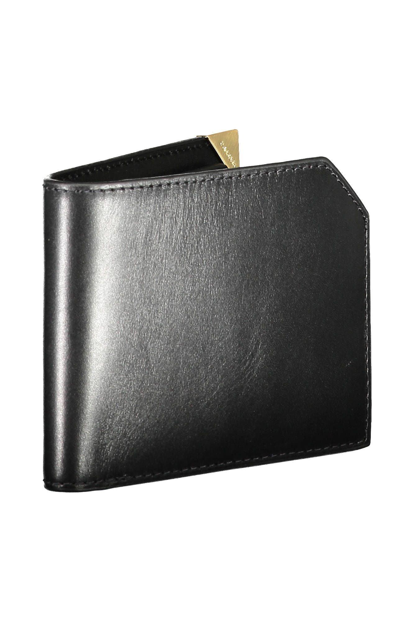 Calvin Klein Black Leather Mens Wallet - Arichezz.store