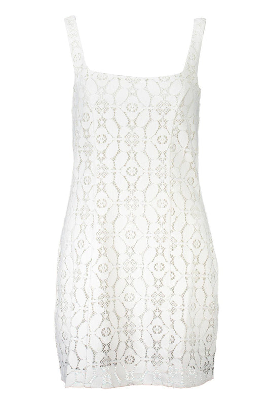 Desigual White Polyester Women Dress - Arichezz.store