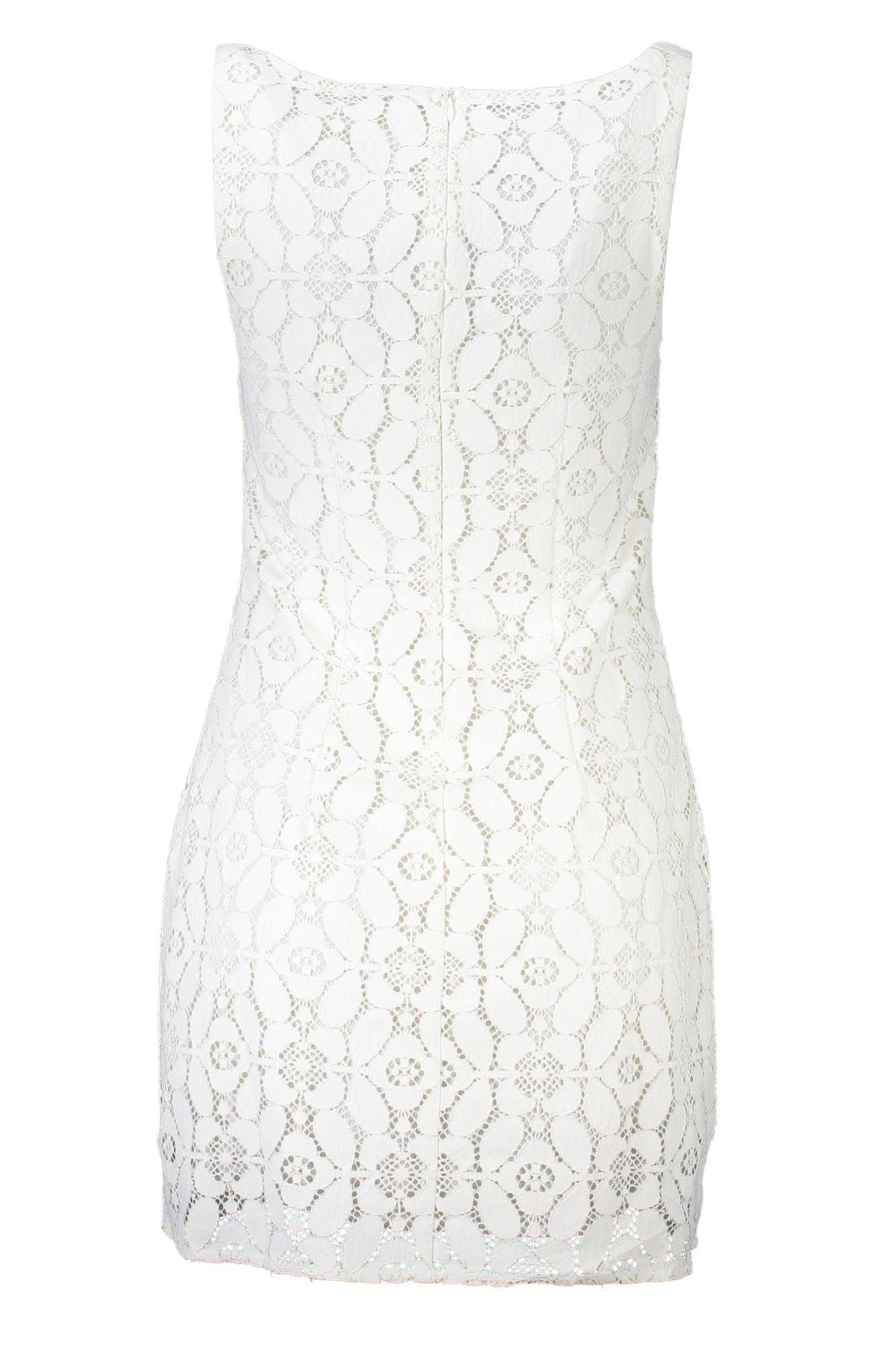 Desigual White Polyester Women Dress - Arichezz.store