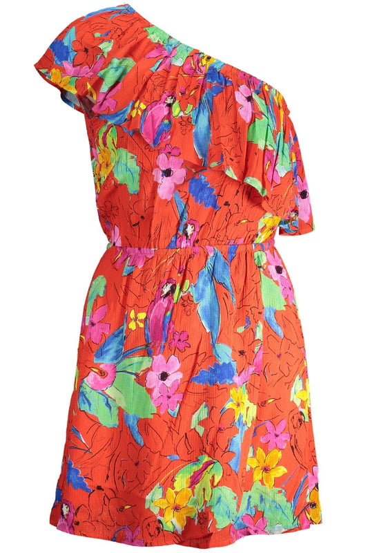 Desigual "Red Viscose Women Dress" - Arichezz.store