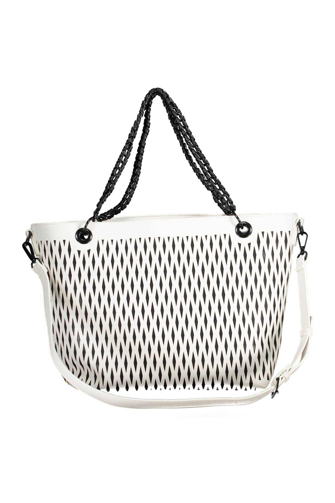 Desigual White Polyethylene Women Handbag - Arichezz.store