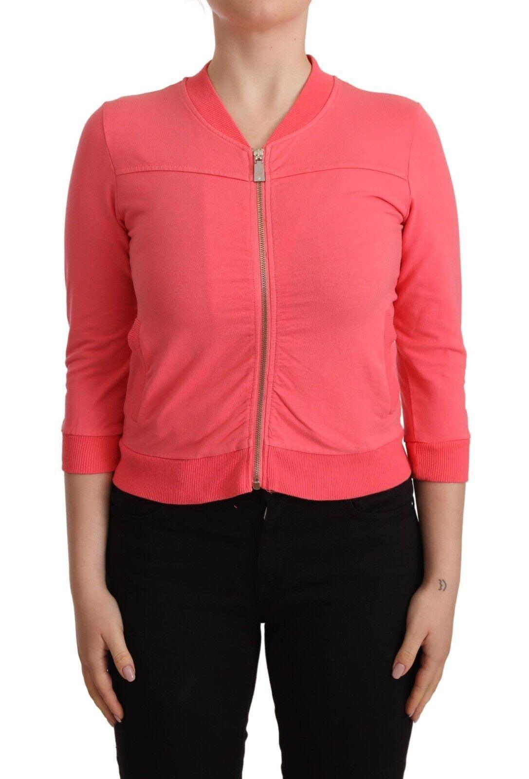 Blumarine Elegant Pink Full Zip Sweater - Arichezz.store