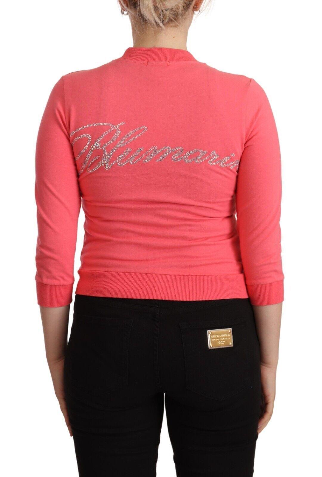 Blumarine Elegant Pink Full Zip Sweater - Arichezz.store