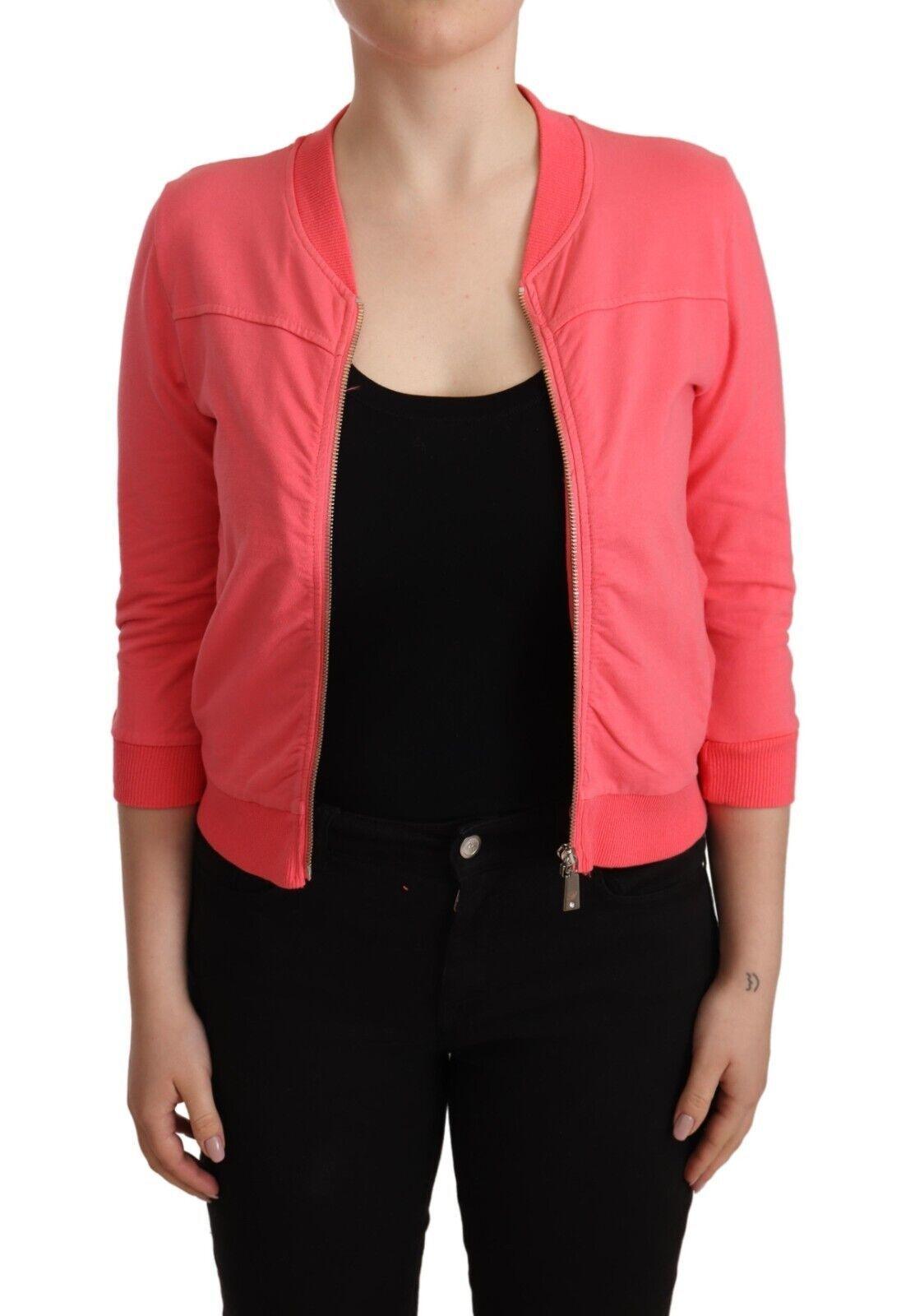 Blumarine Elegant Pink Full Zip Sweater - Arichezz.store