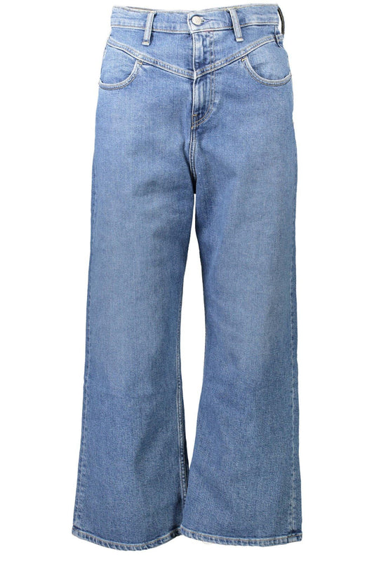 Calvin Klein Blue Cotton Women Jeans