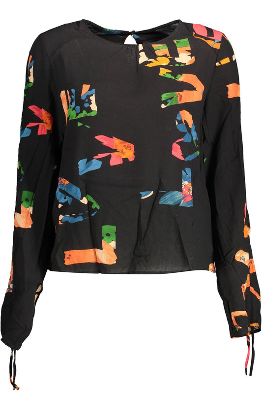 Desigual Black Viscose Women Sweater - Arichezz.store