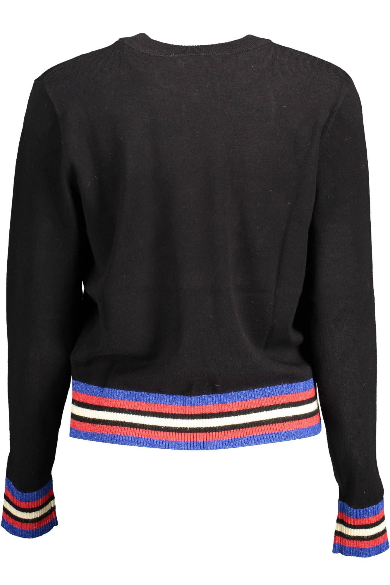 Desigual Black Viscose Women Sweater - Arichezz.store