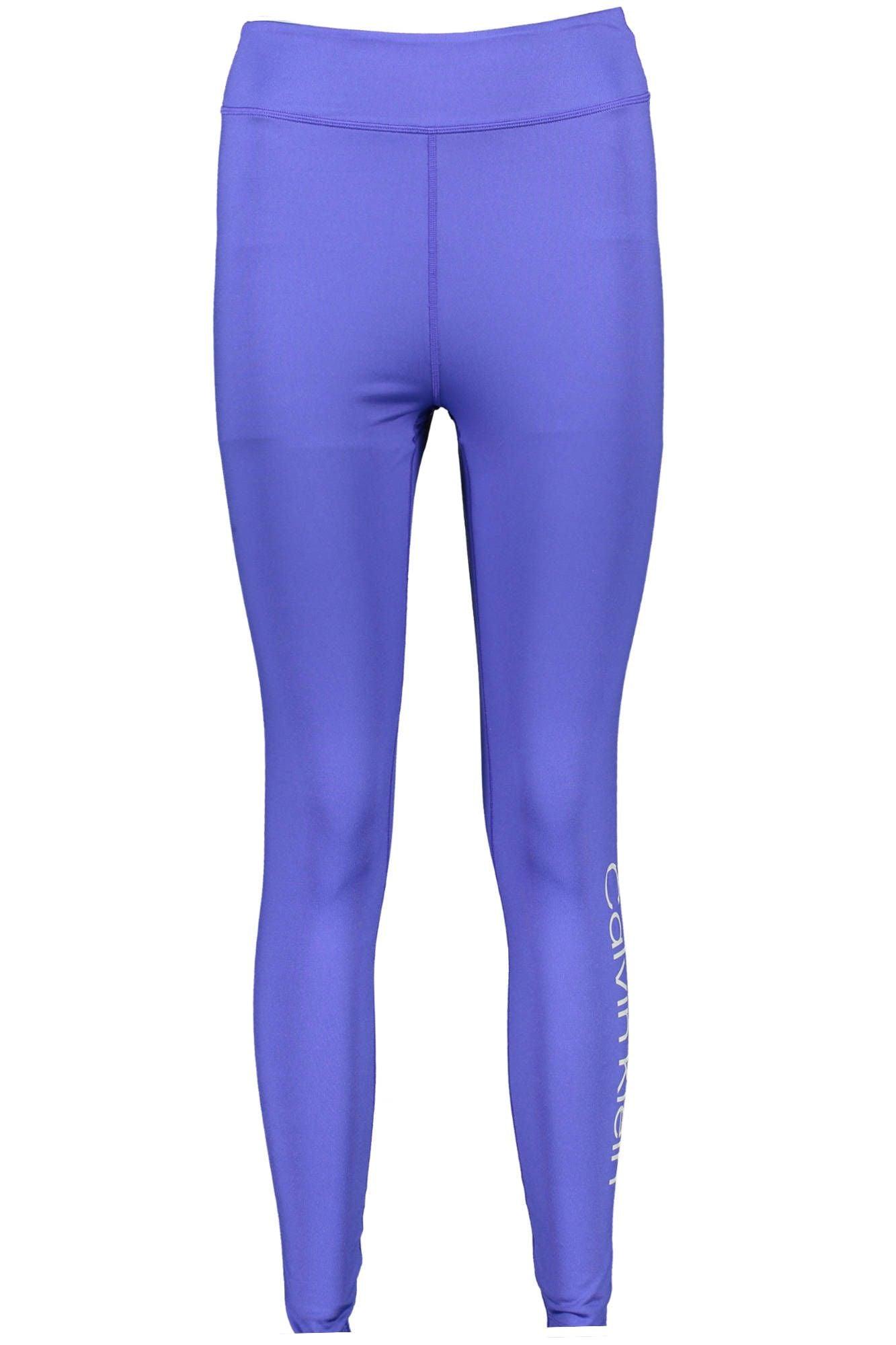 Calvin Klein Blue Women's Polyester Leggings - Arichezz.store