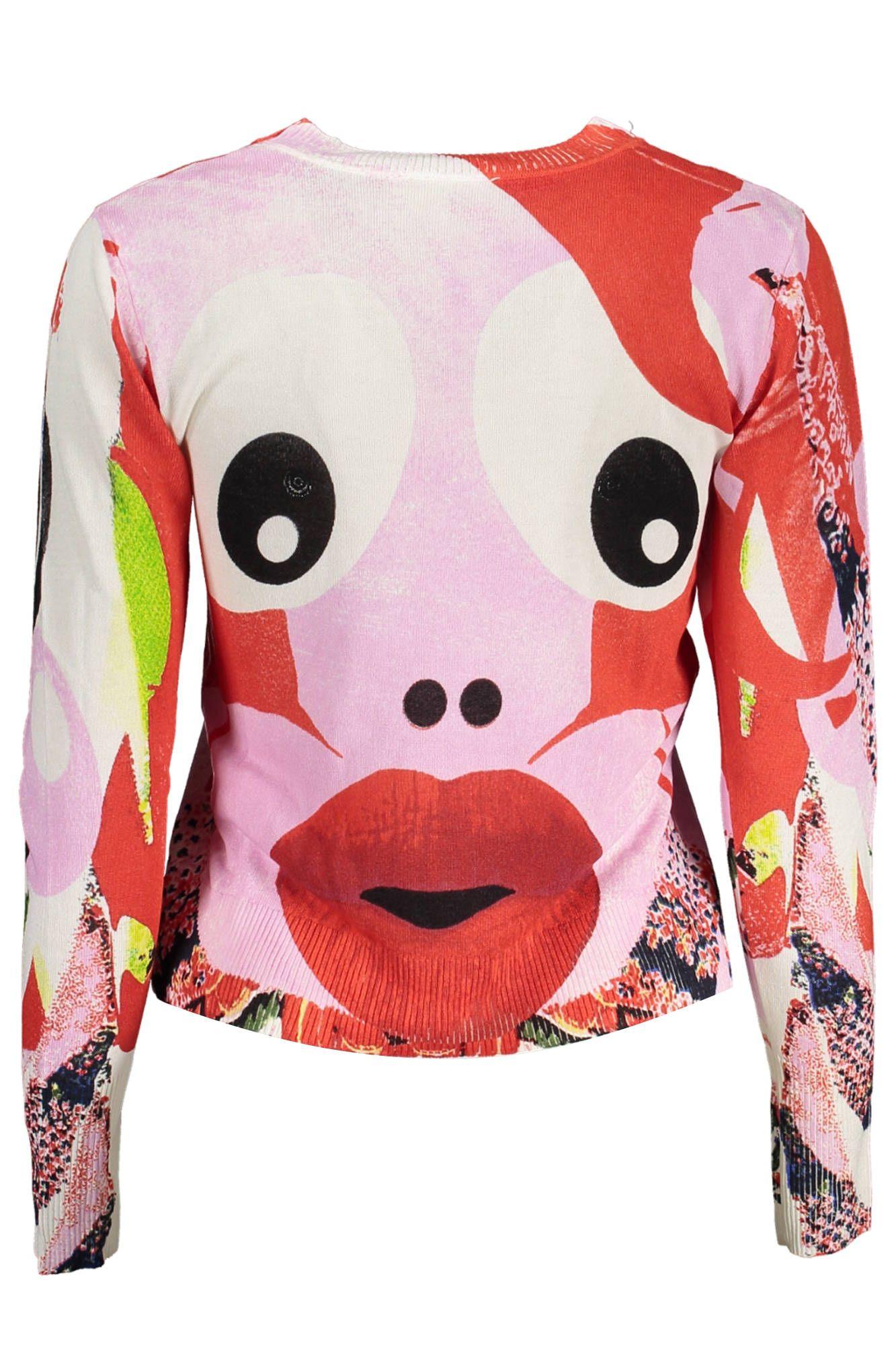 Desigual Pink Viscose Women Sweater - Arichezz.store