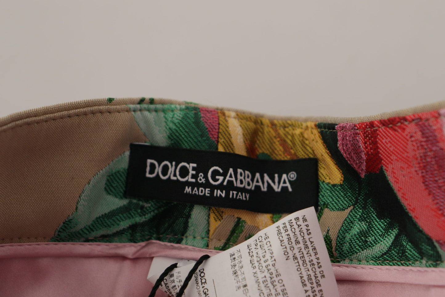 Dolce & Gabbana Floral High-Waist Dress Pants - Arichezz.store