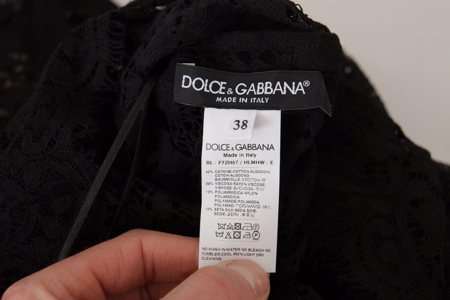 Dolce & Gabbana Elegant Black Long Sleeve Blouse Top - Arichezz.store