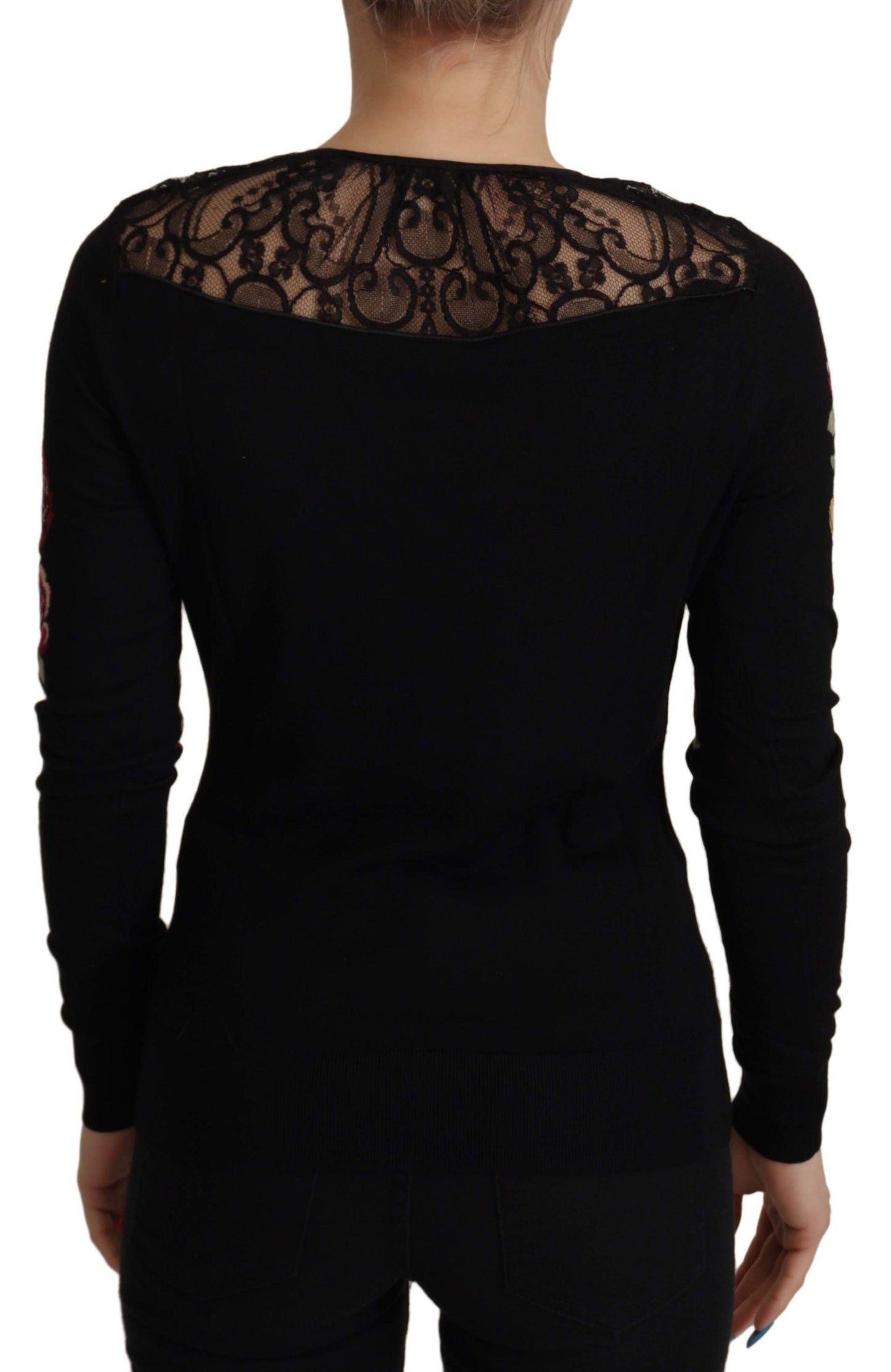 Dolce & Gabbana Embroidered Angel Cardigan Sweater - Arichezz.store