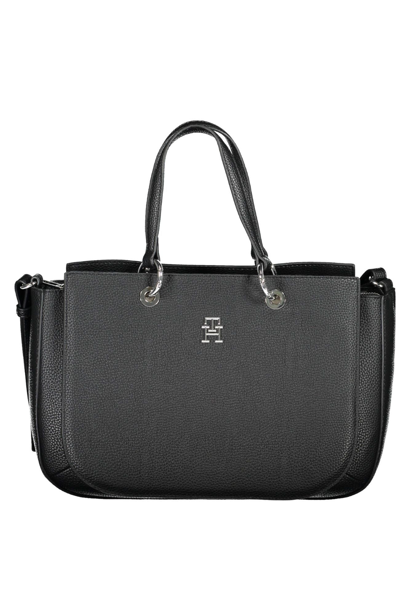 Tommy Hilfiger Black Polyethylene Women's Handbag - Arichezz.store