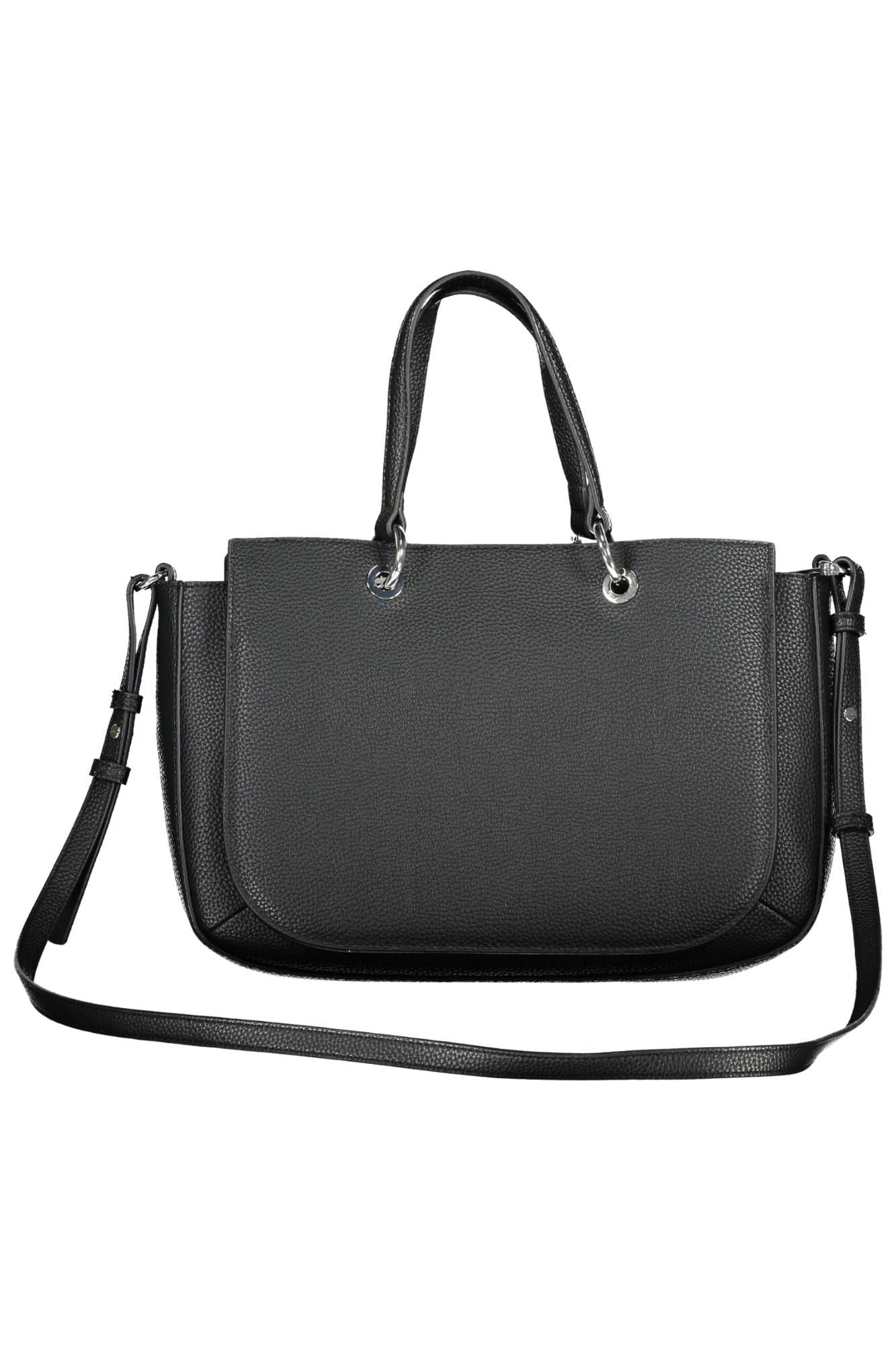 Tommy Hilfiger Black Polyethylene Women's Handbag - Arichezz.store