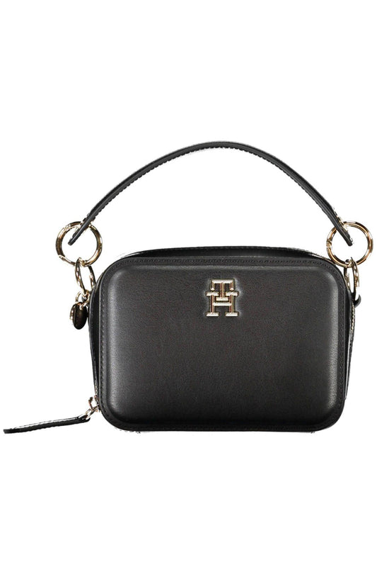 Tommy Hilfiger Black Polyethylene Women Handbag - Arichezz.store