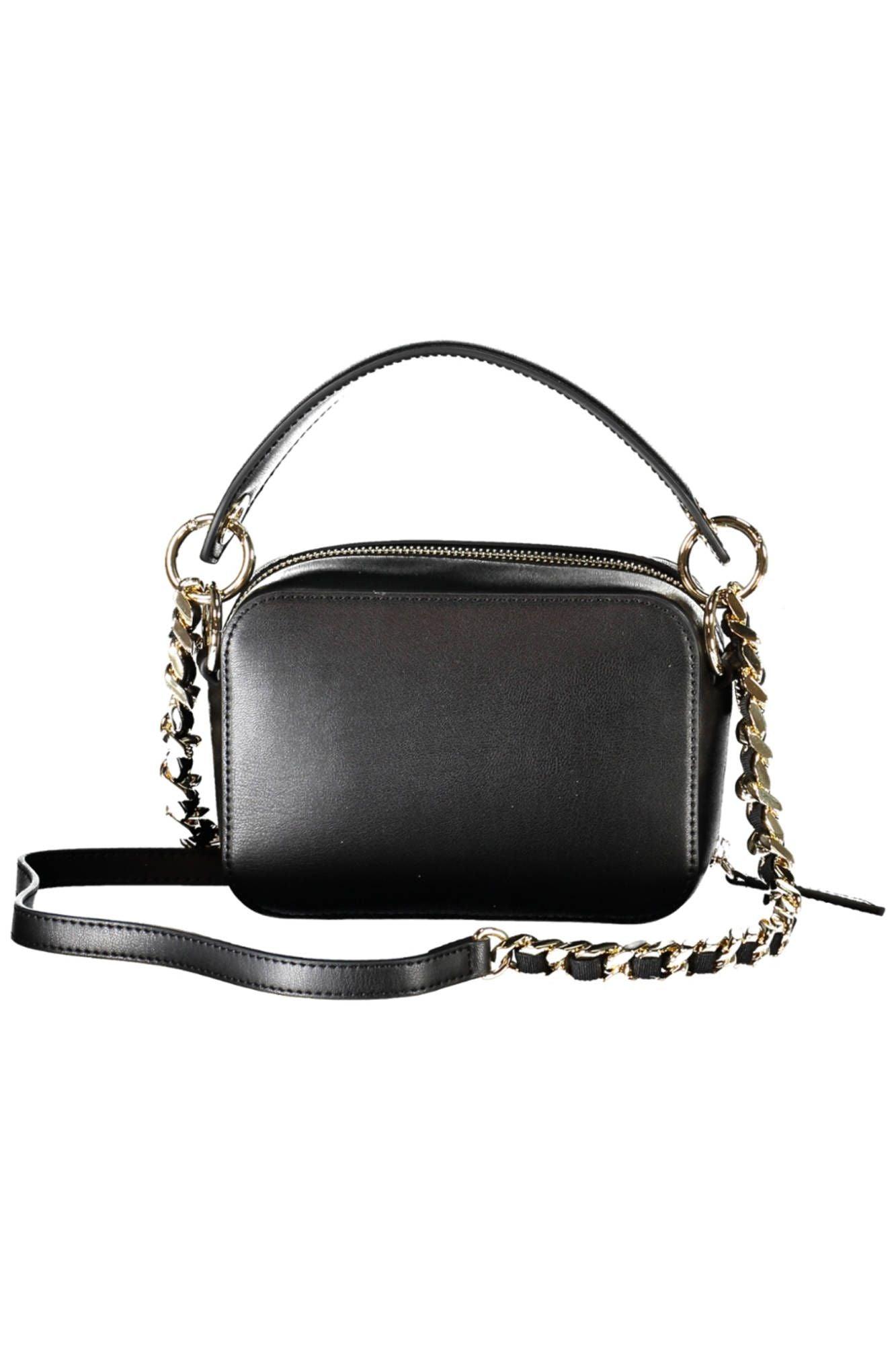 Tommy Hilfiger Black Polyethylene Women Handbag - Arichezz.store