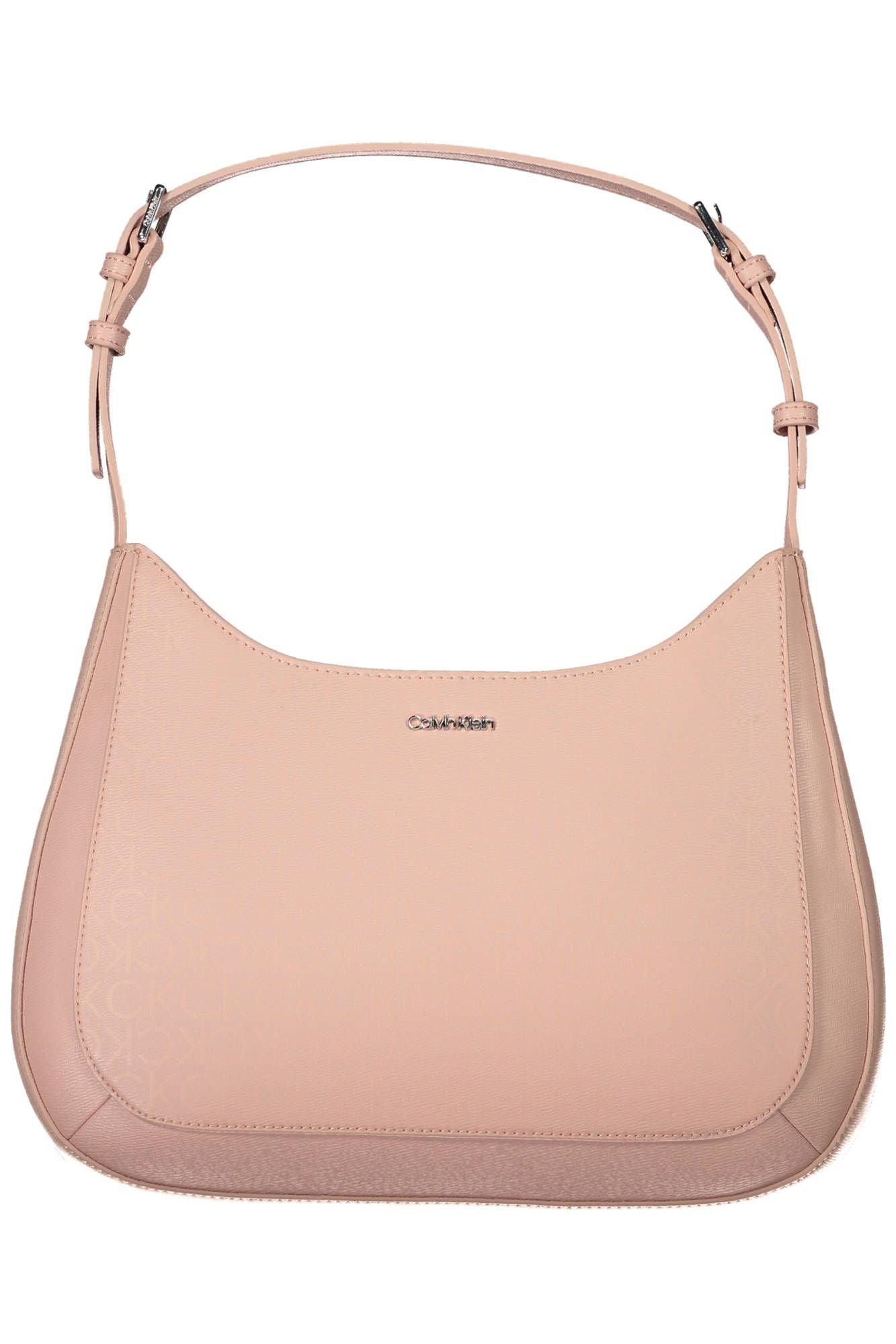 Calvin Klein Pink Polyester Women Handbag - Arichezz.store