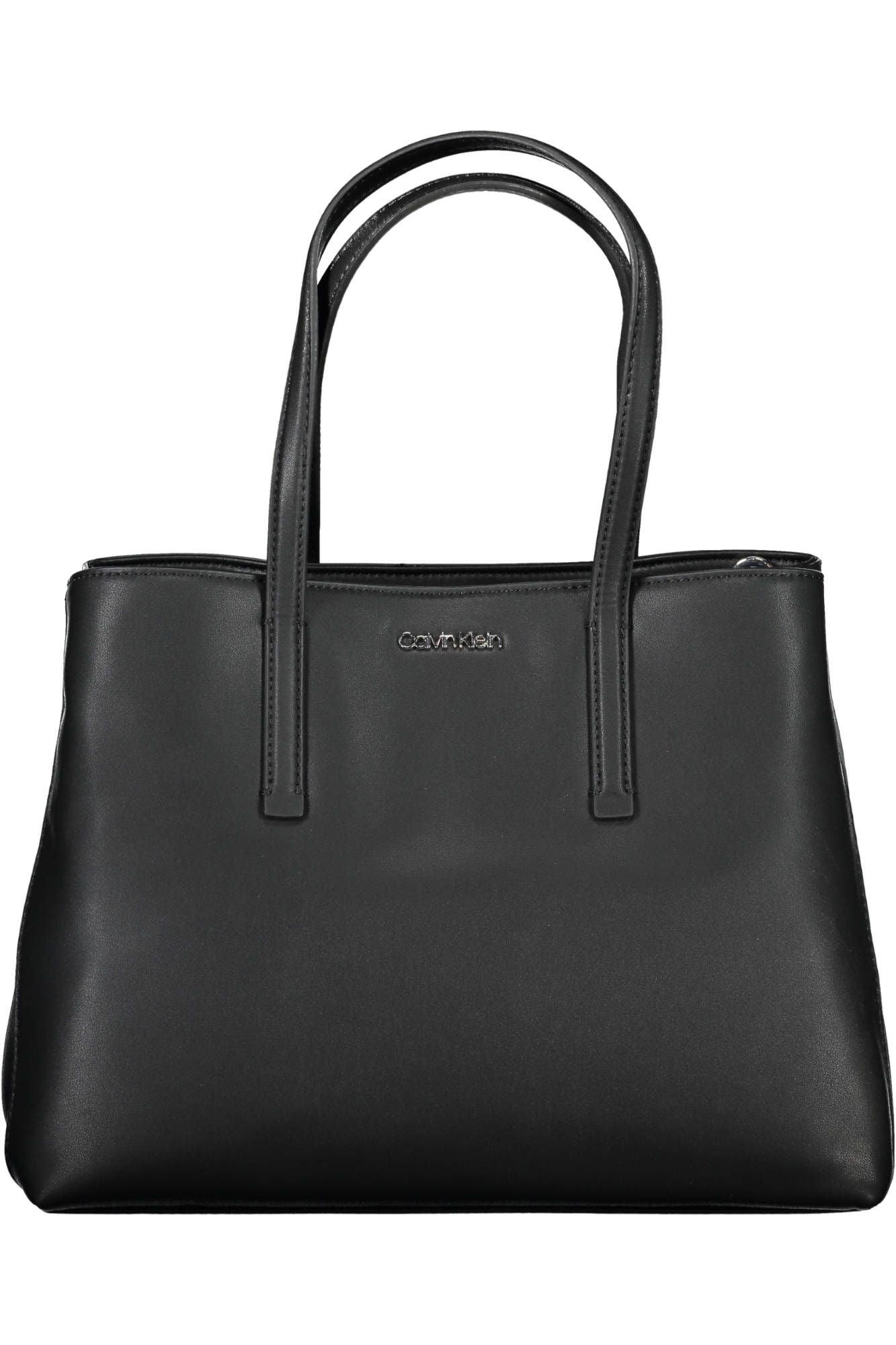 Calvin Klein Black Polyester Women Handbag - Arichezz.store