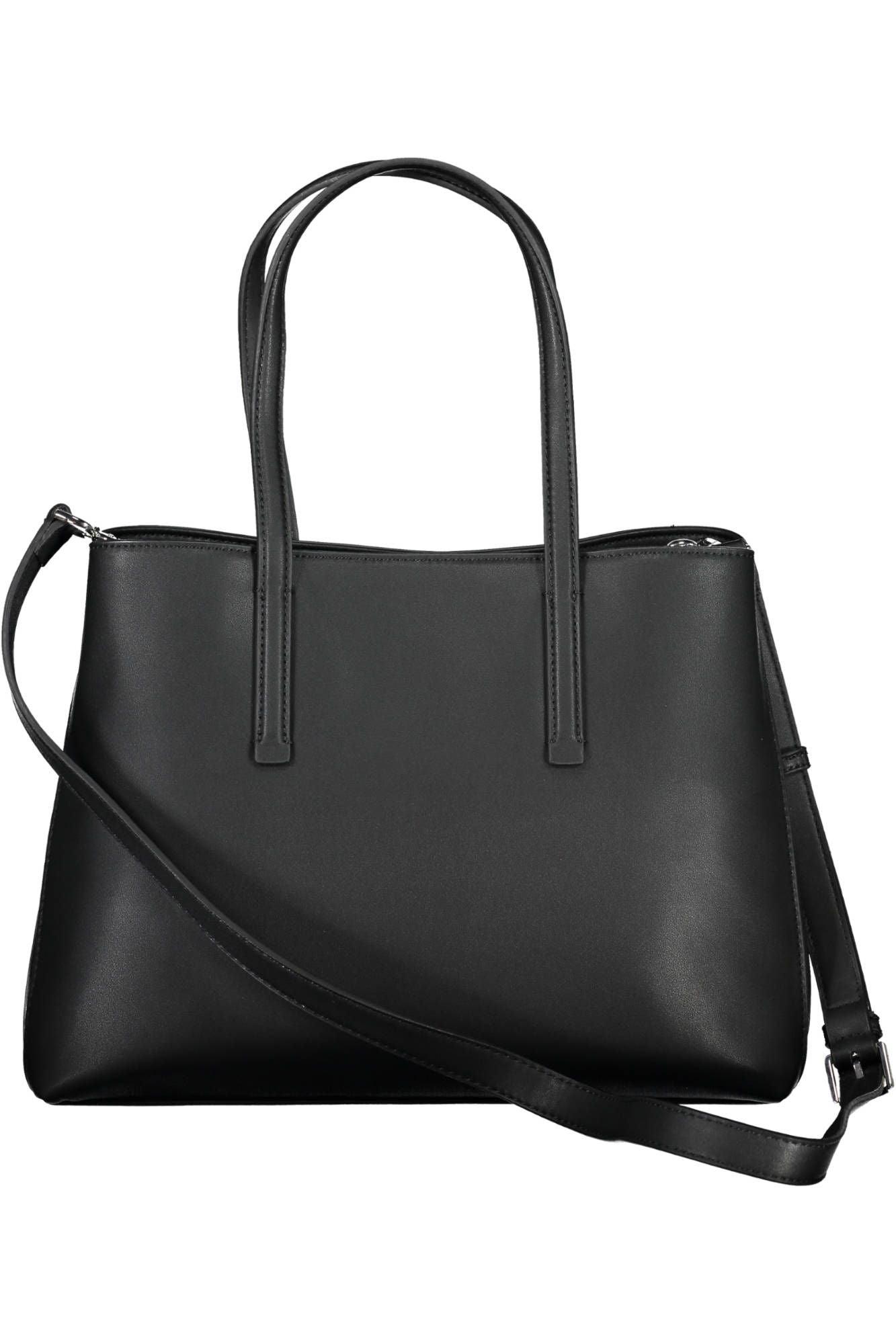 Calvin Klein Black Polyester Women Handbag - Arichezz.store