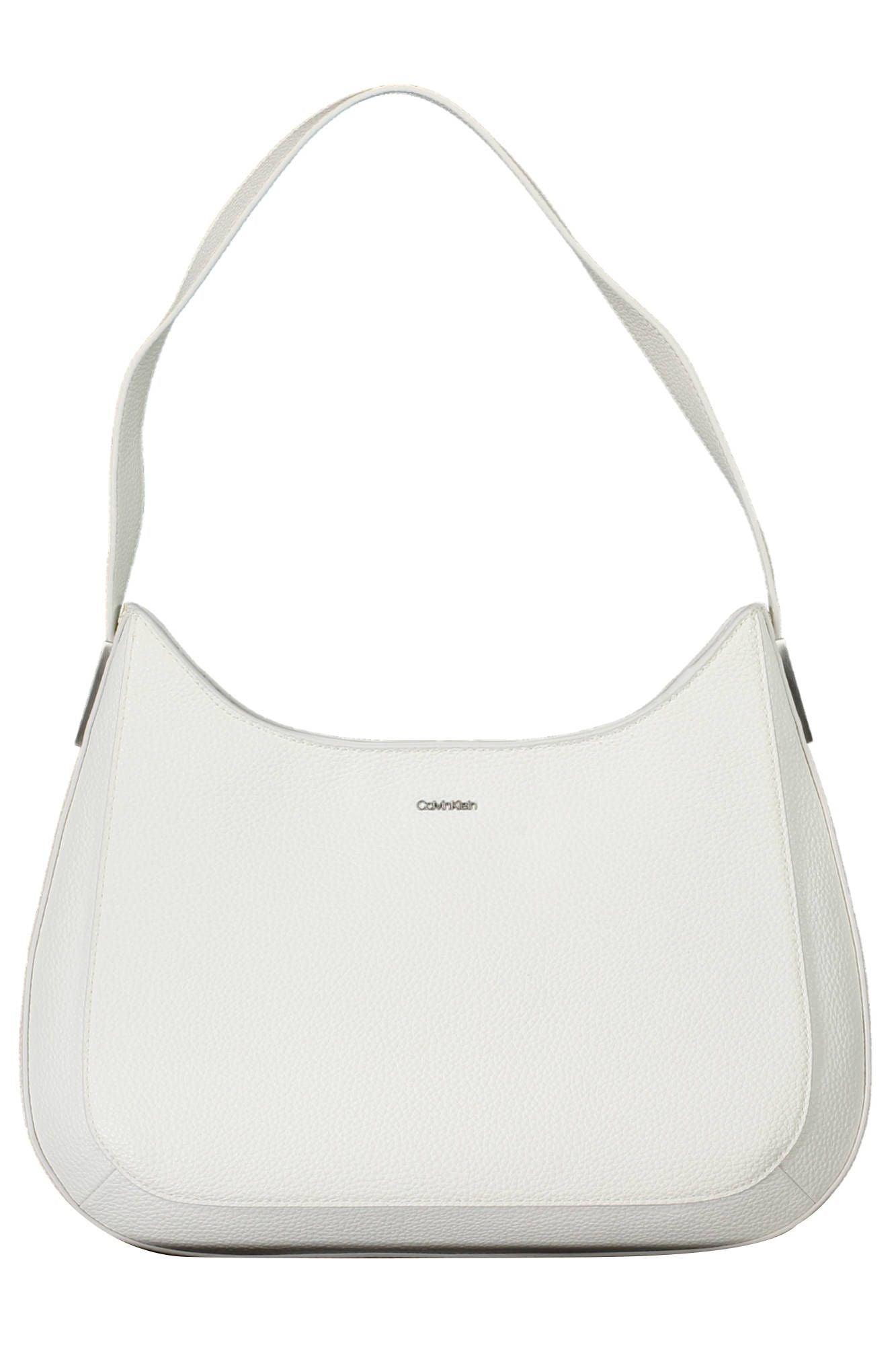 Calvin Klein White Polyester Women's Handbag - Arichezz.store